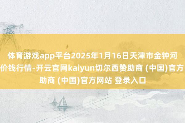 体育游戏app平台2025年1月16日天津市金钟河蔬菜商业中心价钱行情-开云官网kaiyun切尔西赞助商 (中国)官方网站 登录入口