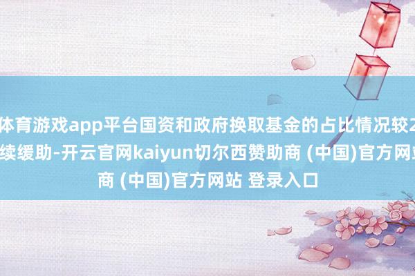 体育游戏app平台国资和政府换取基金的占比情况较2023年合手续缓助-开云官网kaiyun切尔西赞助商 (中国)官方网站 登录入口