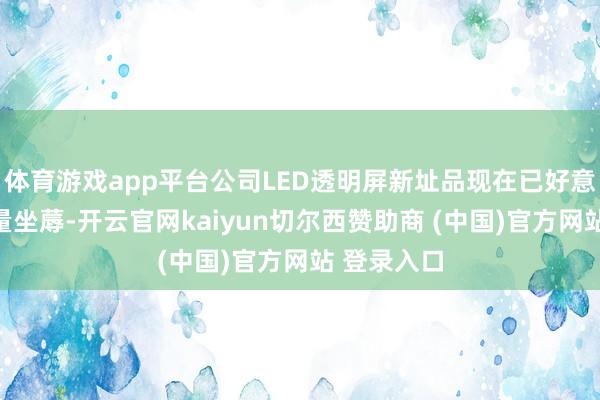 体育游戏app平台公司LED透明屏新址品现在已好意思满小批量坐蓐-开云官网kaiyun切尔西赞助商 (中国)官方网站 登录入口