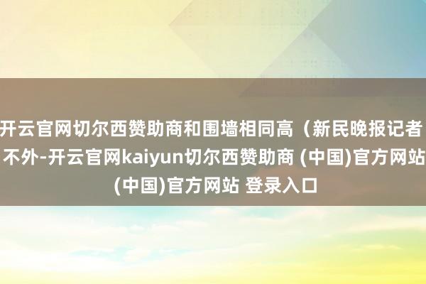 开云官网切尔西赞助商和围墙相同高（新民晚报记者 夏韵 摄）不外-开云官网kaiyun切尔西赞助商 (中国)官方网站 登录入口